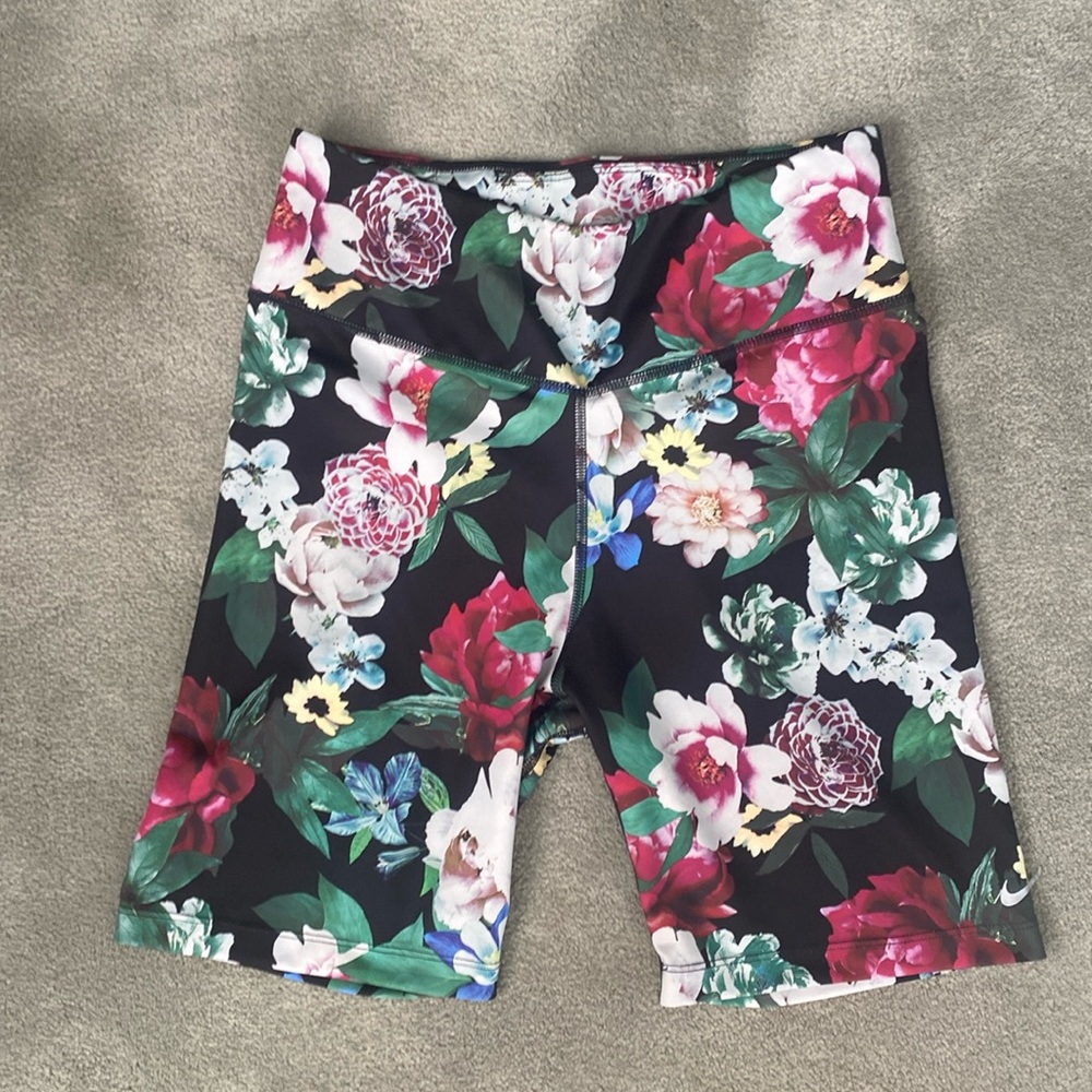 Nike dry fit floral shorts